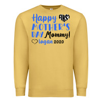 Antique Gold happy first mother's day mommy! logan 2020 Premium Sweatshirt - Bettercallsaul