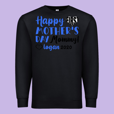Happy First Mother's Day Mommy! Logan 2020 Premium Sweatshirt Designed By Bettercallsaul
