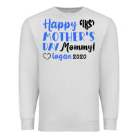 Dove Grey happy first mother's day mommy! logan 2020 Premium Sweatshirt - Bettercallsaul