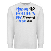 Oatmeal Heather happy first mother's day mommy! logan 2020 Premium Sweatshirt - Bettercallsaul