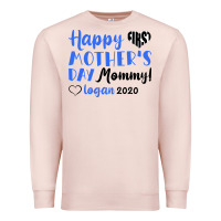 Pale Pink happy first mother's day mommy! logan 2020 Premium Sweatshirt - Bettercallsaul