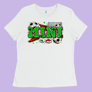 Mini Soccer Ladies Tee Designed By Zillion Design Studio