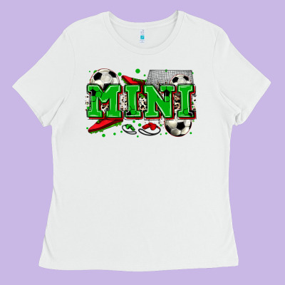 Mini Soccer Ladies Tee Designed By Zillion Design Studio
