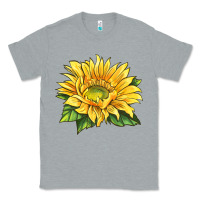 Starburst Greenburst Sunflower Classic Tee | Teevron