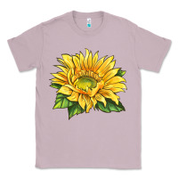 Lilac starburst greenburst sunflower Classic Tee - LillyAllenDesigns