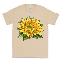 Mushroom starburst greenburst sunflower Classic Tee - LillyAllenDesigns