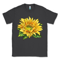 Smoke starburst greenburst sunflower Classic Tee - LillyAllenDesigns