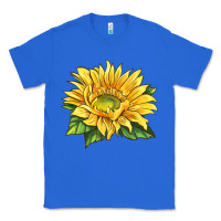 True Royal starburst greenburst sunflower Classic Tee - LillyAllenDesigns