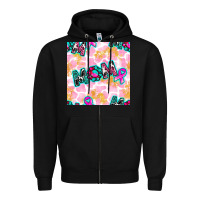 Breast Cancer Awareness Mom With Leopard Patterns Zipper Hoodie | Teevron