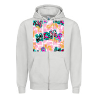 Dove Grey Breast Cancer Awareness Mom With Leopard Patterns Zipper Hoodie - BundleAndBundleShop