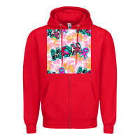 Red Breast Cancer Awareness Mom With Leopard Patterns Zipper Hoodie - BundleAndBundleShop