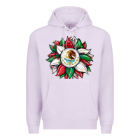 Lilac Christmas sunflower Mexican flag Premium Hoodie - JahusDesignShop