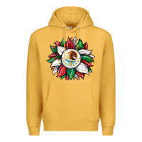 Mustard Christmas sunflower Mexican flag Premium Hoodie - JahusDesignShop