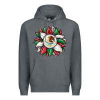 Rock Christmas sunflower Mexican flag Premium Hoodie - JahusDesignShop