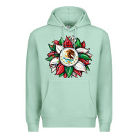 Seafoam Christmas sunflower Mexican flag Premium Hoodie - JahusDesignShop