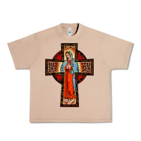 Burro lady of guadalupe leopard cross Urban Heavy Tee - BarkalooDesign