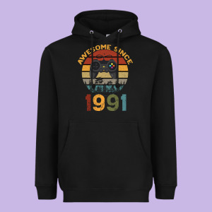 Awesome Since 1991 Heavyweight Hoodie Designed By Bettercallsaul