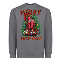 Storm merry clucking christmas rooster Heavyweight Sweatshirt - BarkalooDesign
