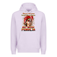 Lilac Always Chingona sometimes cabrona but never pendej Premium Hoodie - NancyCooperArtShop