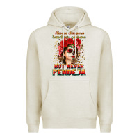 Oatmeal Heather Always Chingona sometimes cabrona but never pendej Premium Hoodie - NancyCooperArtShop
