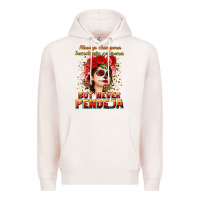 Pale Pink Always Chingona sometimes cabrona but never pendej Premium Hoodie - NancyCooperArtShop