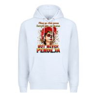 White Always Chingona sometimes cabrona but never pendej Premium Hoodie - NancyCooperArtShop