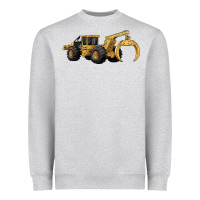 Heather Grey Skidders Heavyweight Sweatshirt - LillyAllenDesigns