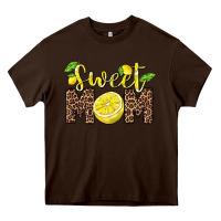 Chocolate Brown sweet mom lemon Heavy Core Tee - BarkalooDesign