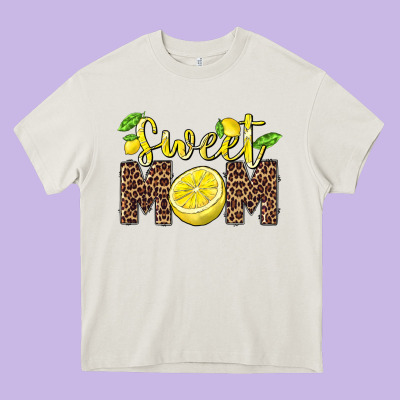 Sweet Mom Lemon Heavy Core Tee Designed By Barkaloodesign
