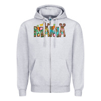 Heather Grey Easter Mama Zipper Hoodie - BundleAndBundleShop
