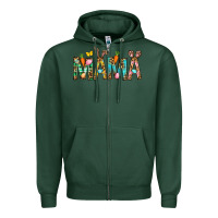 Sports Green Easter Mama Zipper Hoodie - BundleAndBundleShop