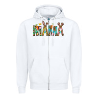 White Easter Mama Zipper Hoodie - BundleAndBundleShop