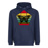Navy butterfly Heavyweight Hoodie - Bettercallsaul