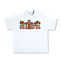 White grateful guadalupe cross Urban Heavy Tee - BarkalooDesign