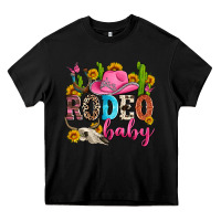 Black rodeo baby Heavy Core Tee - Zillion Design Studio
