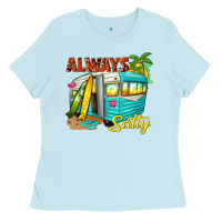 Baby Blue always salty with caravan Ladies Tee - texasbilliewilder