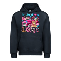Navy loads of love valentine's day olivia Urban Hoodie - OliviaCreatesArt