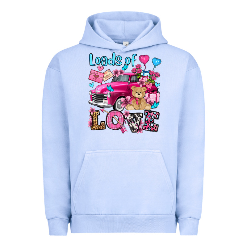 Loads Of Love Valentine's Day Olivia Urban Hoodie by OliviaCreatesArt | Teevron