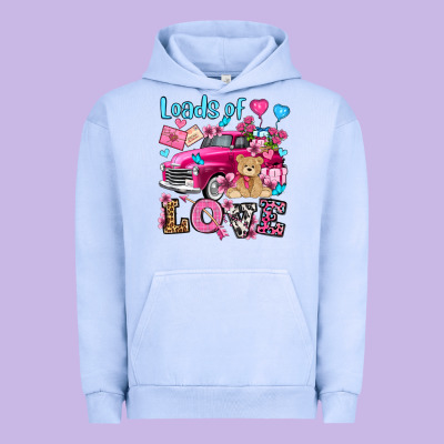 Loads Of Love Valentine's Day Olivia Urban Hoodie Designed By Oliviacreatesart