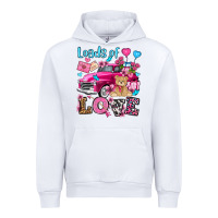 White loads of love valentine's day olivia Urban Hoodie - OliviaCreatesArt