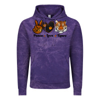 Cloud Purple peace love tigers Vintage Hoodie - RanaPortraitStore