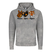 Peace Love Tigers Vintage Hoodie | Teevron