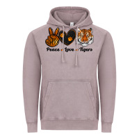 Vintage Zinc peace love tigers Vintage Hoodie - RanaPortraitStore