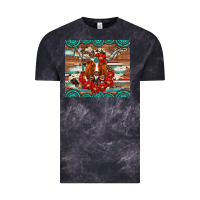Cloud Black longhorn with gemstone Vintage Tee - Artiststas
