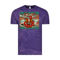 Cloud Purple longhorn with gemstone Vintage Tee - Artiststas