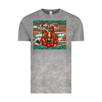 Cloud Rock longhorn with gemstone Vintage Tee - Artiststas