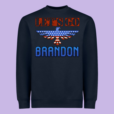 Let's Go Brandon Thunderbird Heavyweight Sweatshirt Designed By Jasminsmagicworld