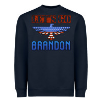 Navy let's go brandon thunderbird Heavyweight Sweatshirt - Jasminsmagicworld