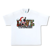 White love Christmas cow Urban Heavy Tee - Jasminsmagicworld