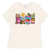 Bone aloha coffe cups Ladies Tee - texasbilliewilder